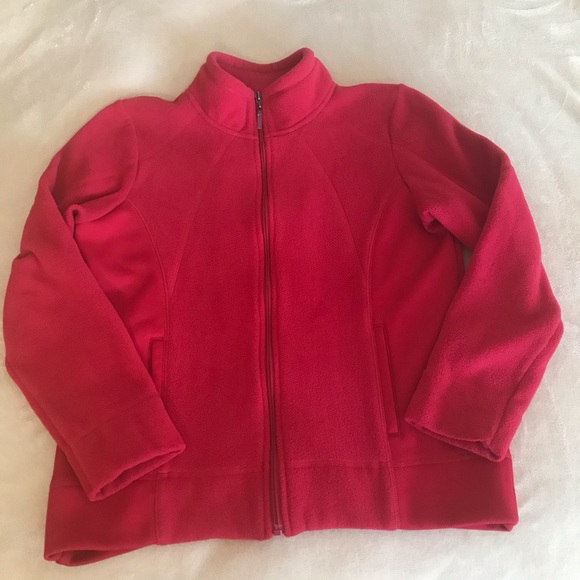 IZOD Fleece Full Zip Jacket - Size M - Picture 8 of 11